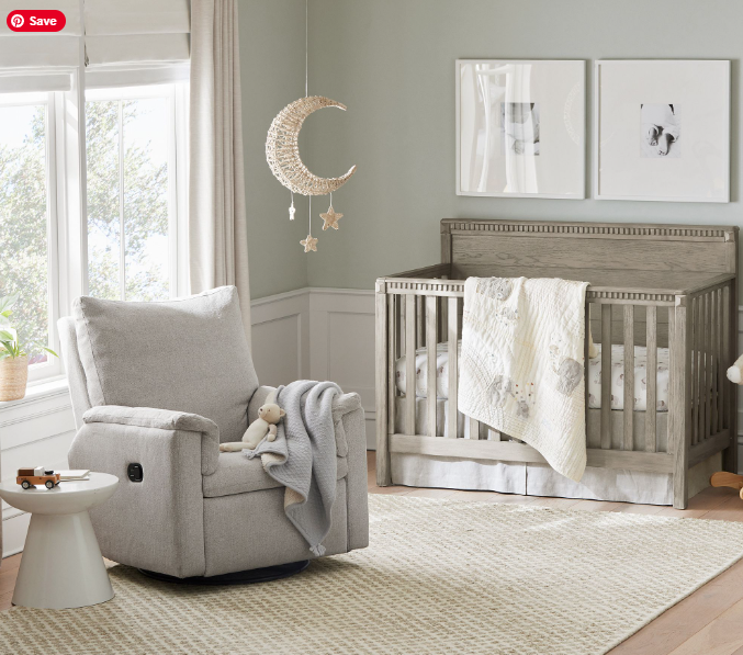 Neutral Nursery with Grays and Elephants