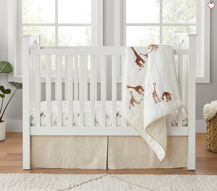 Pottery Barn Nursery with GIraffes