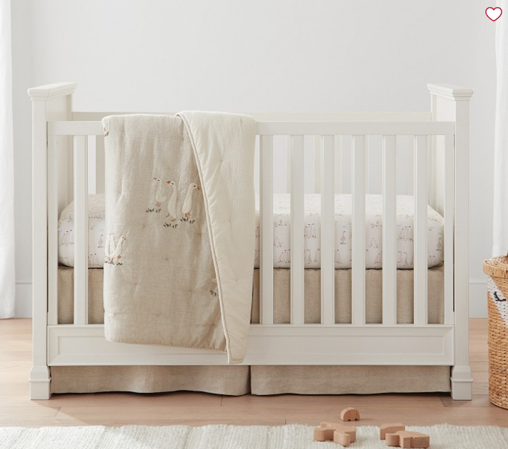 Pottery Barn Nursery with Neutrals and beige